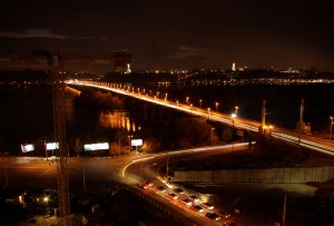 Paton bridge, Kiew, Ukraine