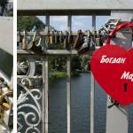 Tight the locks at the bridges, thus securing eternal love: a tradition for couples in love