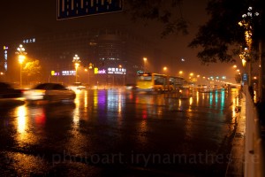 Peking am Nacht. Reisefotografie Iryna Mathes