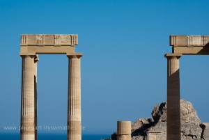 Akropolis von Lindos, Foto Iryna Mathes