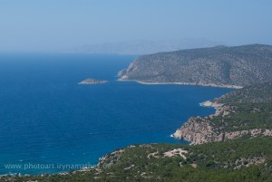 Landschaft bei Monolithos, Rhodos
