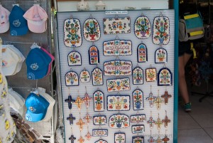 Shopping Straße, Zia, Kos, Griechenland. Reisefotografin Iryna Mathes