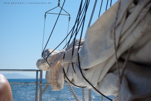 Auf dem Schiff. Kos, Griechenland. Reisefotografie Iryna Mathes