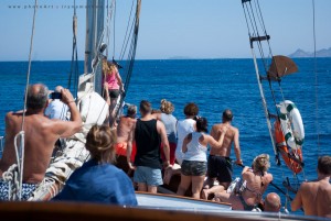 Auf dem Schiff. Kos, Griechenland. Reisefotografie Iryna Mathes