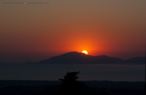Sonnenuntergang. Zia, Kos, Griechenland Reisefotografie Iryna Mathes
