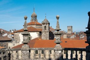 Travel photography: Santiago de Compostela. Roofs over the city