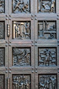 Zürich, Kirche, Details. Iryna Mathes Foto