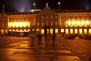 Santiago de Compostela am Nacht. Iryna Mathes Reise Fotografie