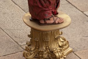 Die Füsse, die Jakobsweg gegangen sind. Iryna Mathes ühotography