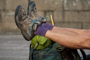 Die Füsse, die Jakobsweg gegangen sind. Iryna Mathes ühotography