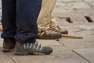 Die Füsse, die Jakobsweg gegangen sind. Iryna Mathes ühotography