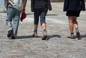 Die Füsse, die Jakobsweg gegangen sind. Iryna Mathes ühotography