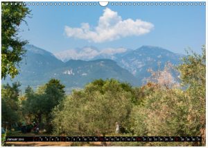 Fotokalender als Geschenk oder als Werbekalender. Thema Reise. Olymp, Griechenland