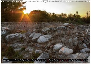 Fotokalender als Geschenk oder als Werbekalender. Thema Reise. Olymp, Griechenland