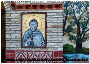 Fotokalender als Geschenk oder als Werbekalender. Thema Reise. Olymp, Griechenland