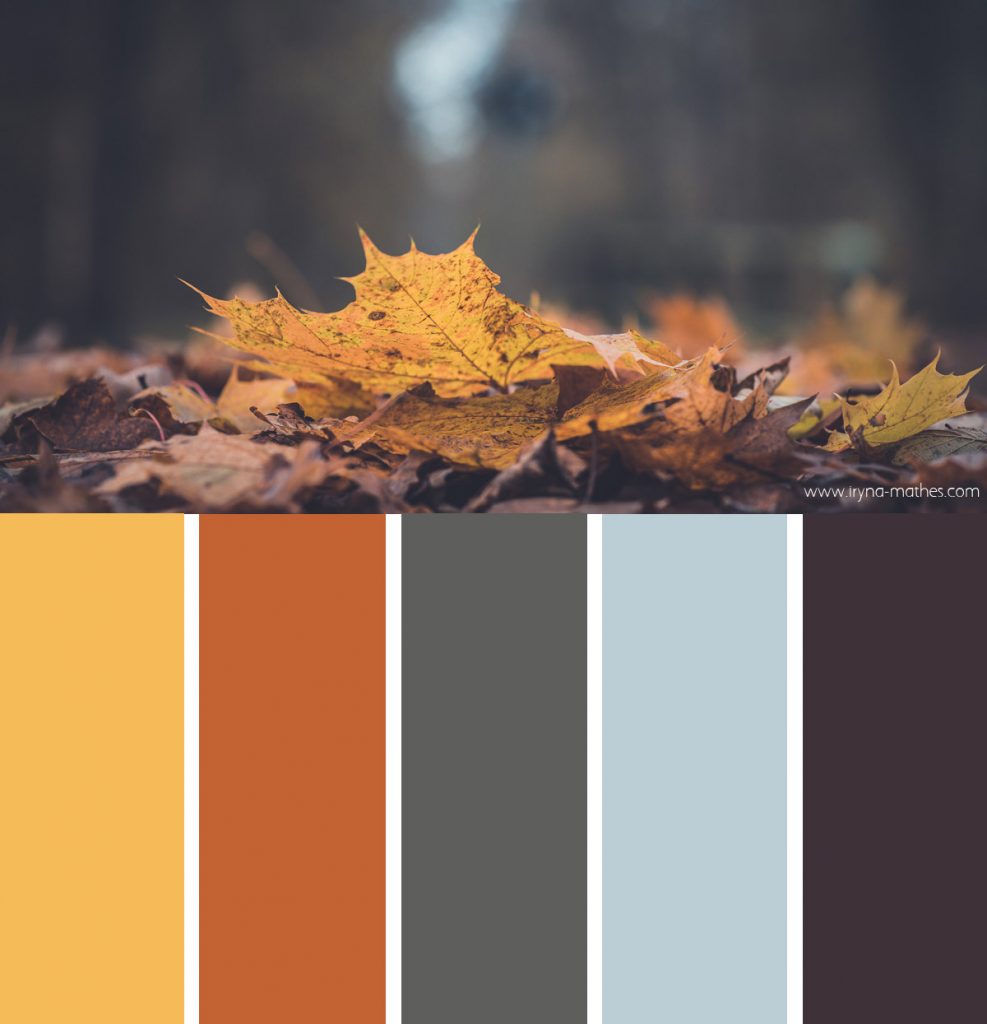Farbschema Herbst Inspiration