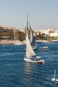 Assuan, Nil, Ägypten. Reise photography