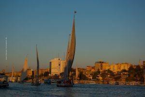 Assuan, Nil, Ägypten. Reise photography