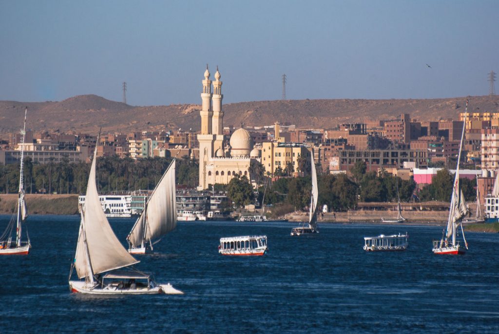 Assuan, Nil, Ägypten