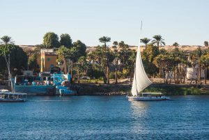 Assuan, Nil, Ägypten. Reise photography