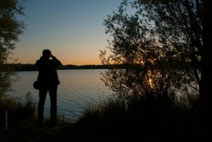 Abend am Baggersee. Naturfotografie Iryna Mathes