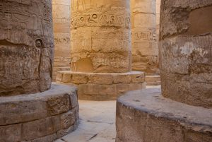 Karnak Tempel, Ägypten. Reise im Februar 2020