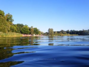 Sommer 2020, Baggersee. Mit Unterwasserkamera fotografieren