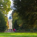 Im Schlossgarten Karlsruhe an einem Herbsttag