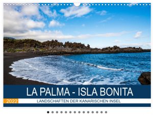 Kalender La Palma-Landschaften der Kanarischen Insel