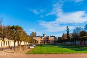 Schloss Favorite, Rastatt, Deutschland. Herbst 2020. Fotografie Iryna Mathes