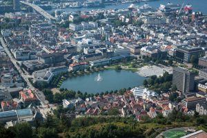 Norwegen, Sommerreise. Städte und Landschaften der Natur