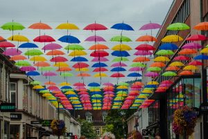 Trondheim. Norwegen, Sommerreise. Städte und Landschaften der Natur