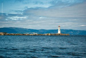Trondheim, Norwegen, Sommerreise. Städte und Landschaften der Natur