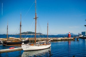 Ålesund, Norwegen, Sommerreise. Städte und Landschaften der Natur