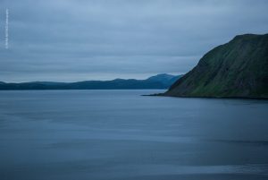 Honningsvag. Norwegen, Sommerreise. Städte und Landschaften