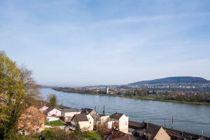 Landschaft. Blick über den Rhien. Deutschland