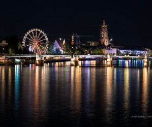 Frankfurt am Nacht. Iryna Mathes Photography