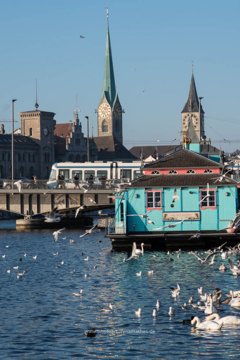 Zürich. Spaziergang durch die Stadt