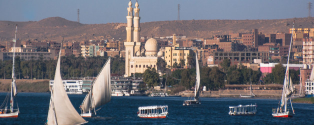 Assuan, Nil, Ägypten. Reise photography