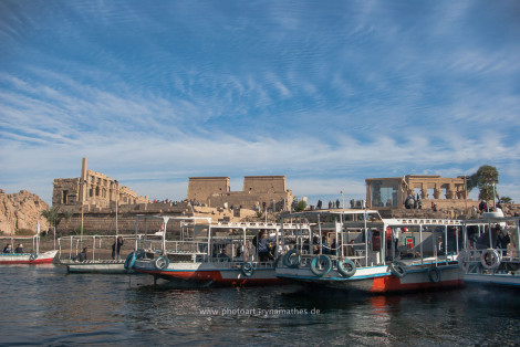 Reise nach Ägypten. Tempel der Göttin Isis