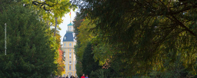 Im Schlossgarten Karlsruhe an einem Herbsttag